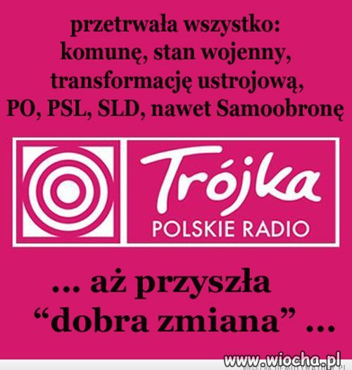 Dobra zmiana...