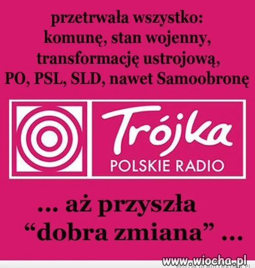 Dobra zmiana...
