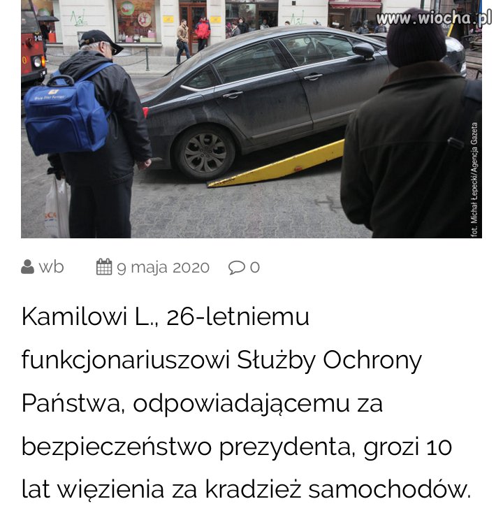 Własne auta rozbili
