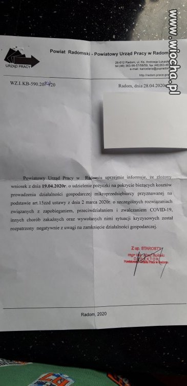 Rzeczywista pomoc radomskiego urzędu pracy