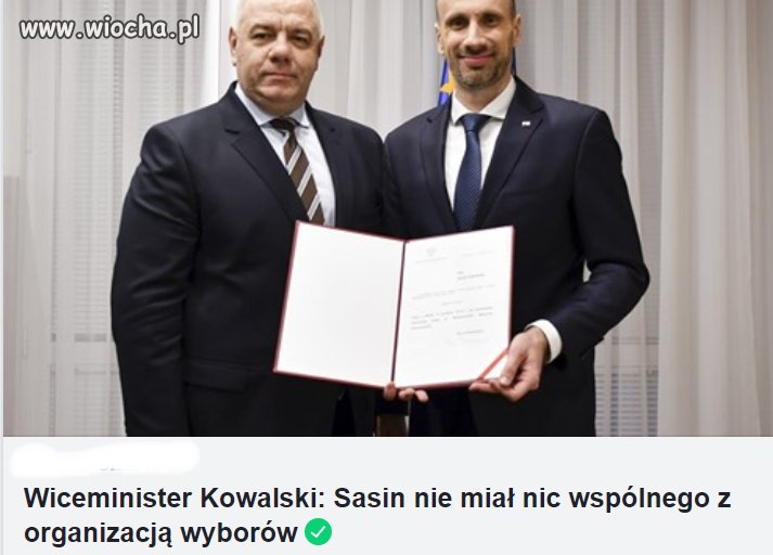 W wiadomościach podali,że to wina Morawieckiego