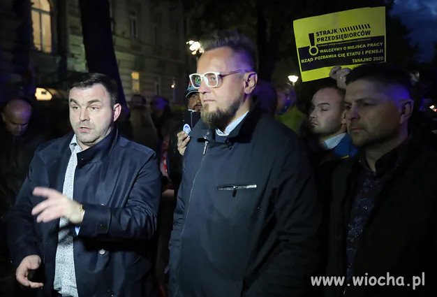 Protest przedsiębiorców. Paweł Tanajno: metody rodem 