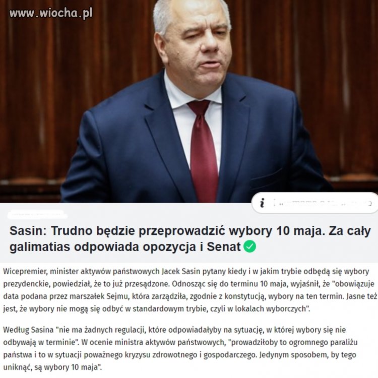 Sorry ale to wina rządu ten cały galimatias!