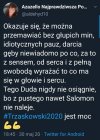 Nie żebym był zwolennikiem