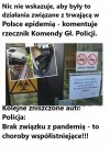 Zniszczone auto kolejnej pielęgniarki