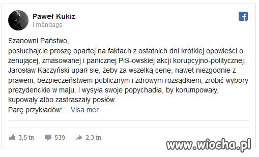 PiS-owska akcja korupcyjno-polityczna