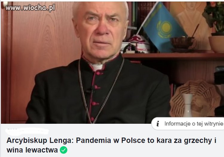 A może gniew boży za pychę,butę,aroganctwo