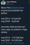 Przytoczył przykład 