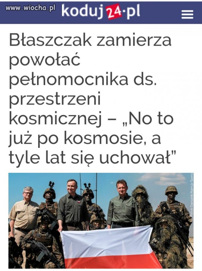 Pewnie szukają wyborców
