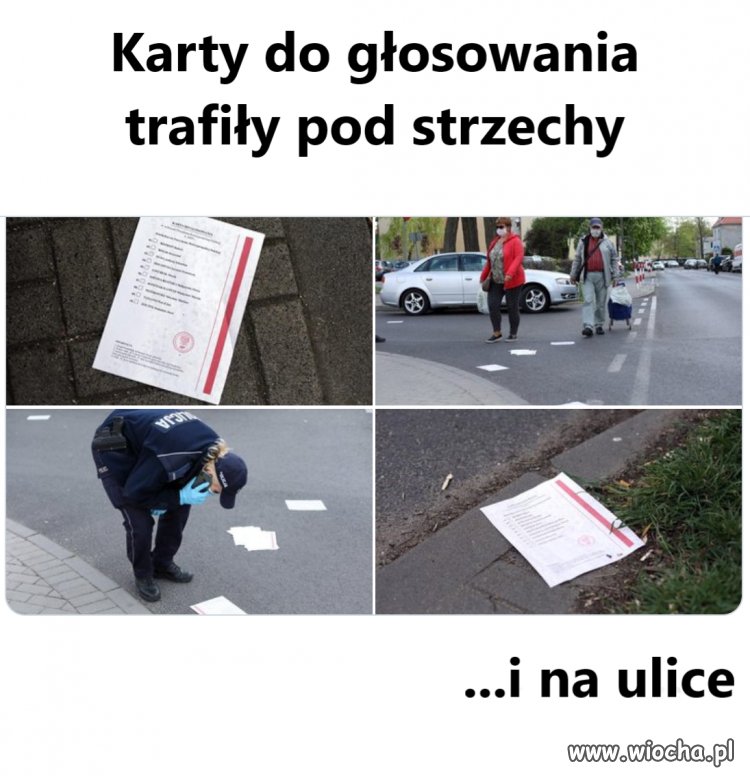 Karty do głosowania trafiły pod strzechy