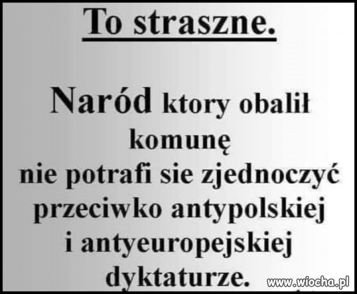 Różnica taka że jestem z tego pokolenia które miał