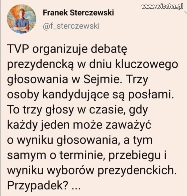 Nie ma sensu stawać do debaty na takich warunkach 