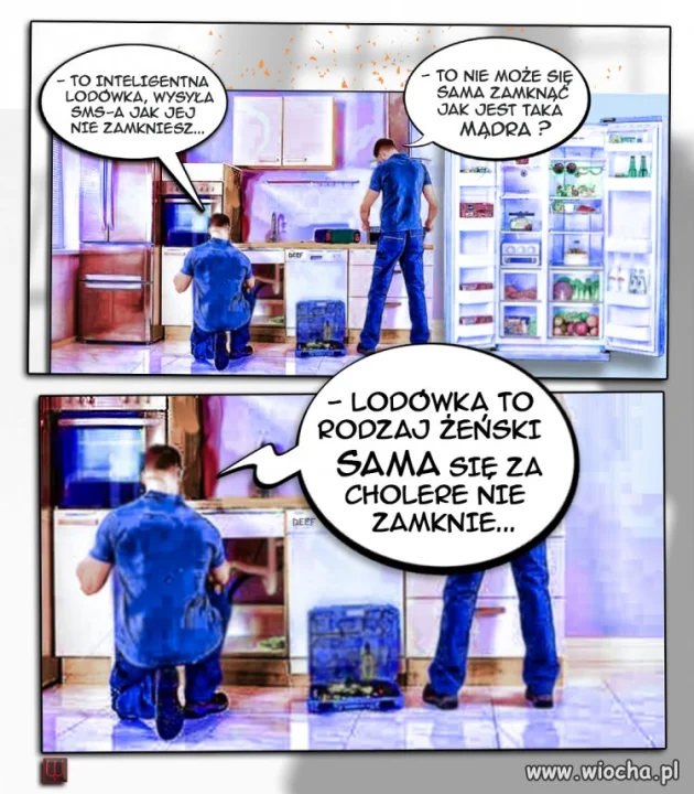  Zaprogramowana lodówka...