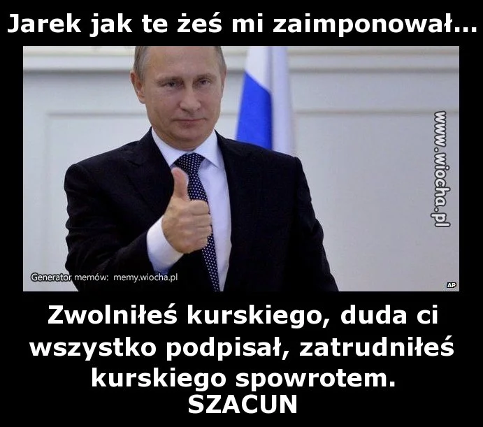 Jarek jak te żeś mi zaimponował...