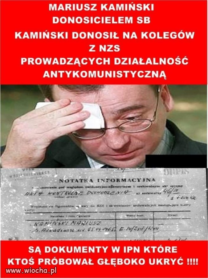 Sprawa się rypła ...
