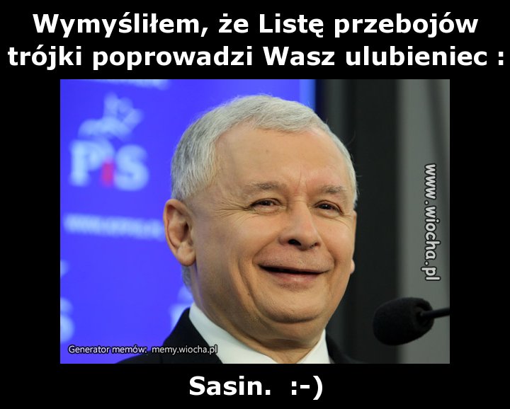 Wymyśliłem, że Listę przebojów trójki poprowadzi