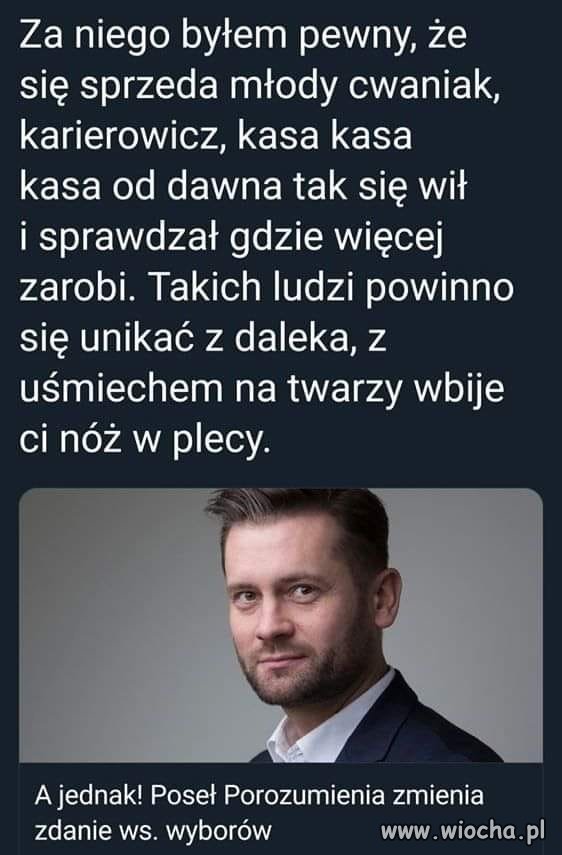 W polityce liczy się tylko kasa