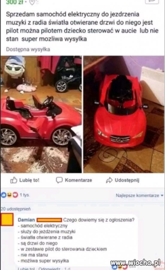 Samochód do jeżdzenia muzyki.