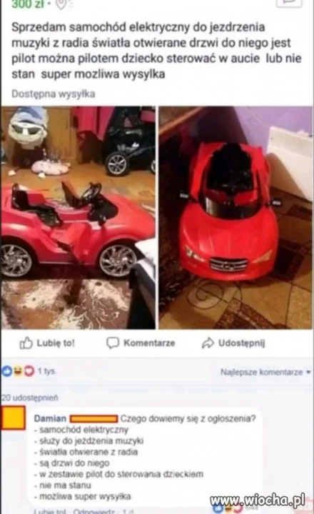 Samochód do jeżdzenia muzyki.