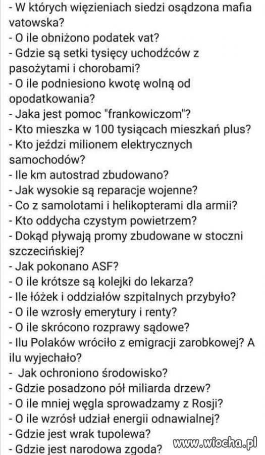 Pytania bez odpowiedzi...