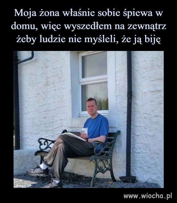 Kiedy znasz wokalne uzdolnienia swojej żony 