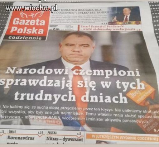 Tak tylko przypomnę:
