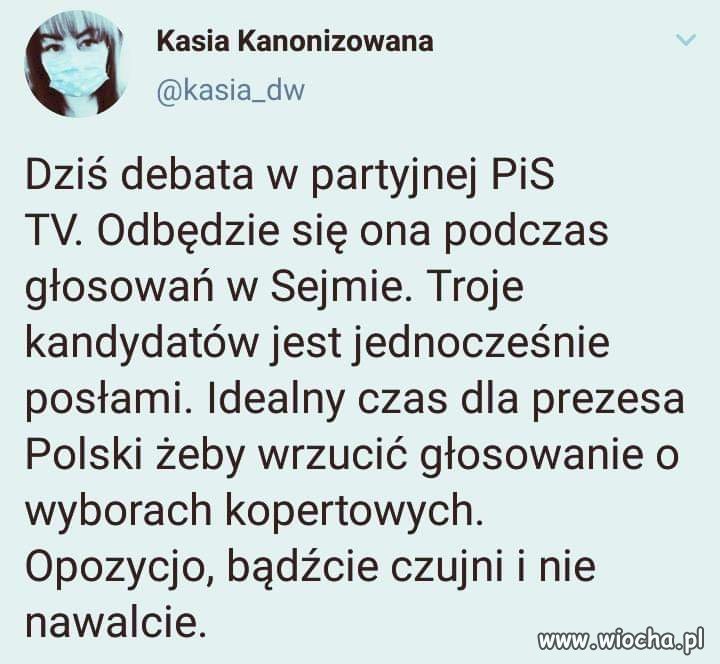 Opozycjo, bądźcie czujni...