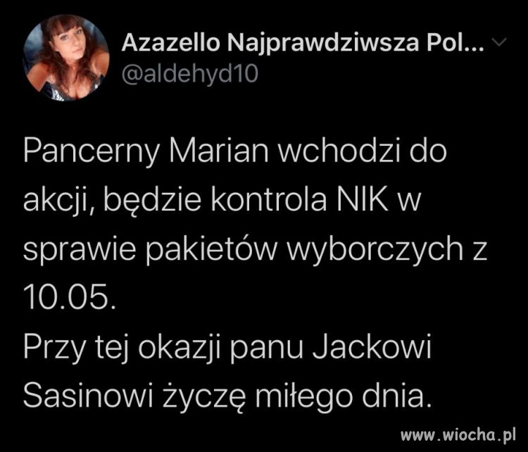 No i spokojnej nocy też życzę 