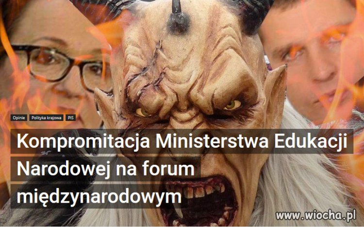 Wpadka wiceministra edukacji.
