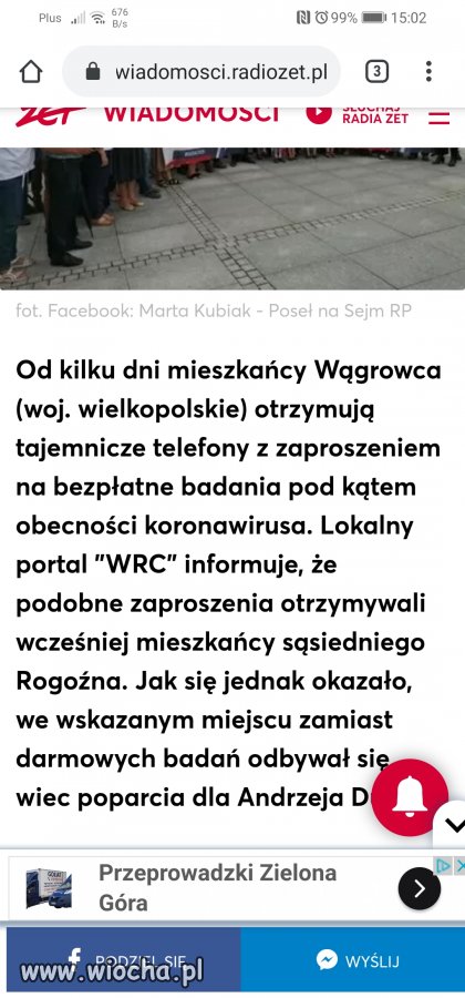 Kampania na koronawirusie! Zenada!! 