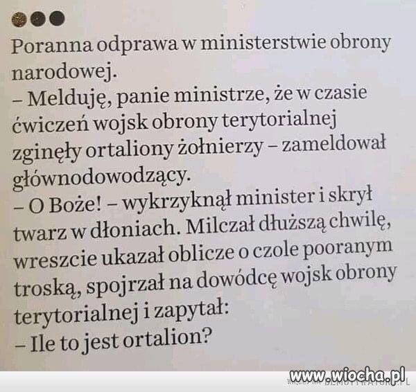 Tą sprawą musi się zająć Wielki Mistrz Zakonu Ortalionu ! 