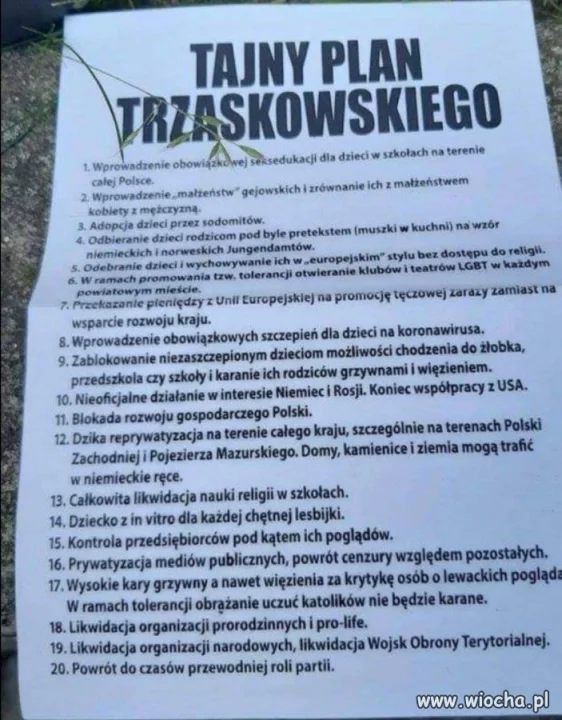Takie ulotki PiS roznosi po Polsce 