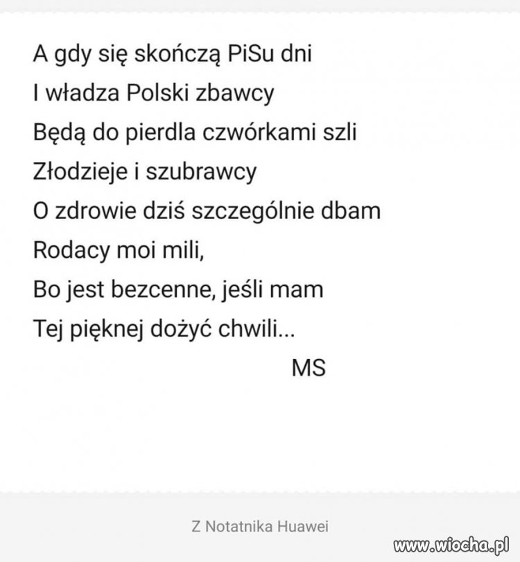 Będą czwórkami szli 
