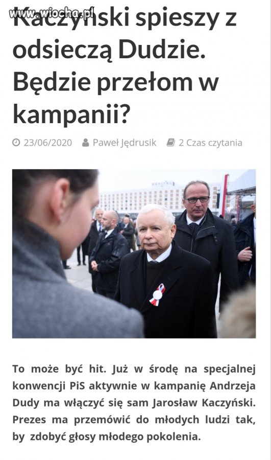 Czyżby obawy w sztabie urzędującego Prezydenta?