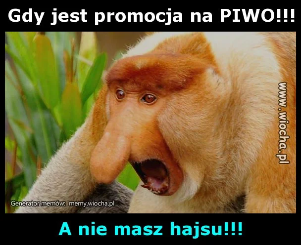 Gdy jest promocja na PIWO!!!