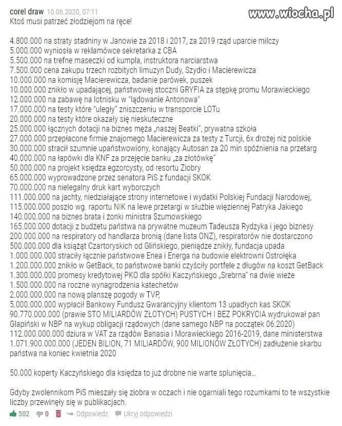 Patrz złodziejom na ręce