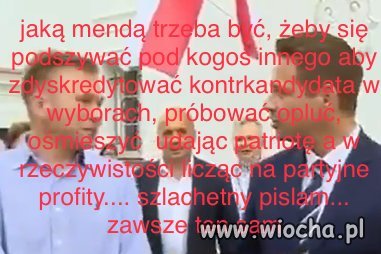 Palą kukły, kłamią publicznie, obrażają,