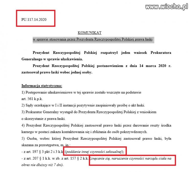 Są gdzieś granice panie prezydencie Duda?