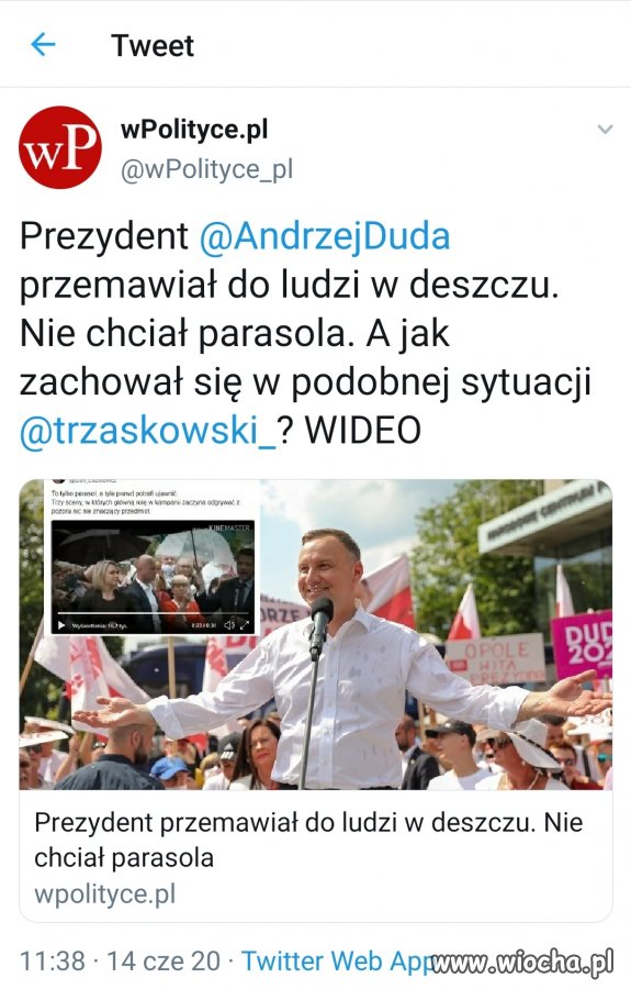Dziennikarstwo wyższych lotów.