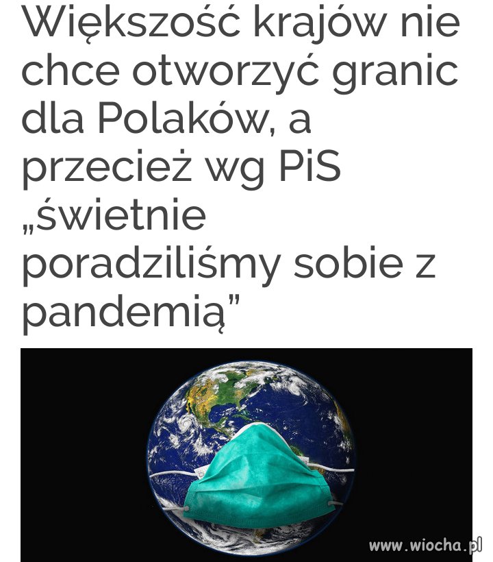 Pewnie dlatego że nam zazdroszczą