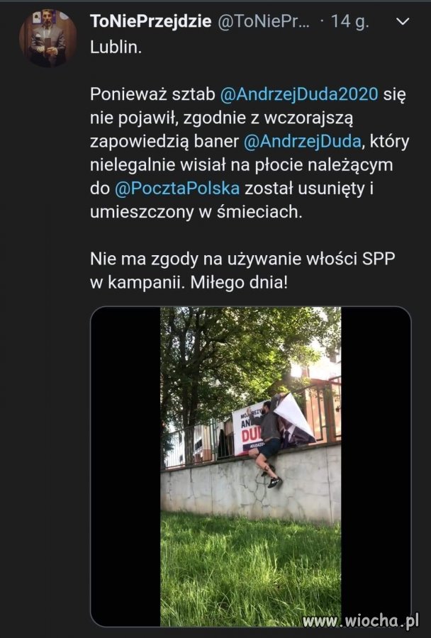 To nie przejdzie