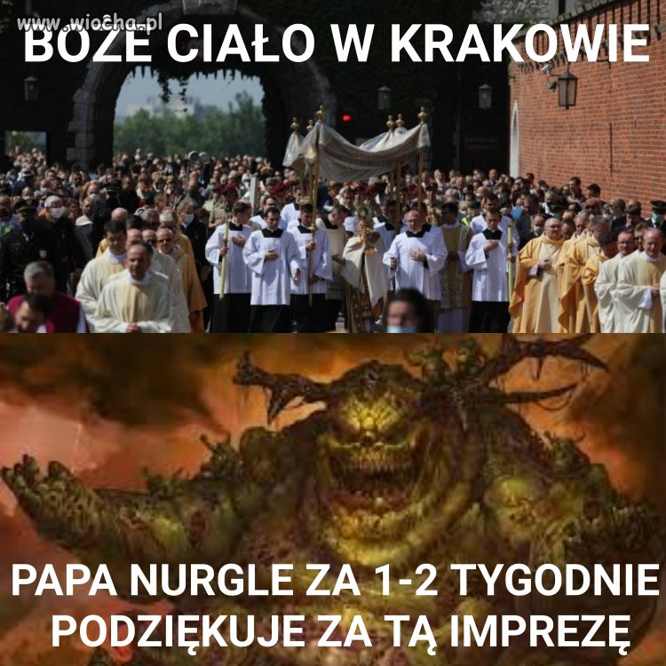 Tego roczny melanż po patronatem pana zarazy
