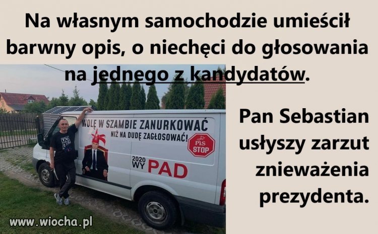 Niechęć jednego kandydata obraża urzędującego??