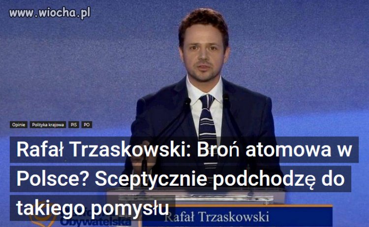 Rafał Trzaskowski mówił o potencjalnych konsekwencjach 