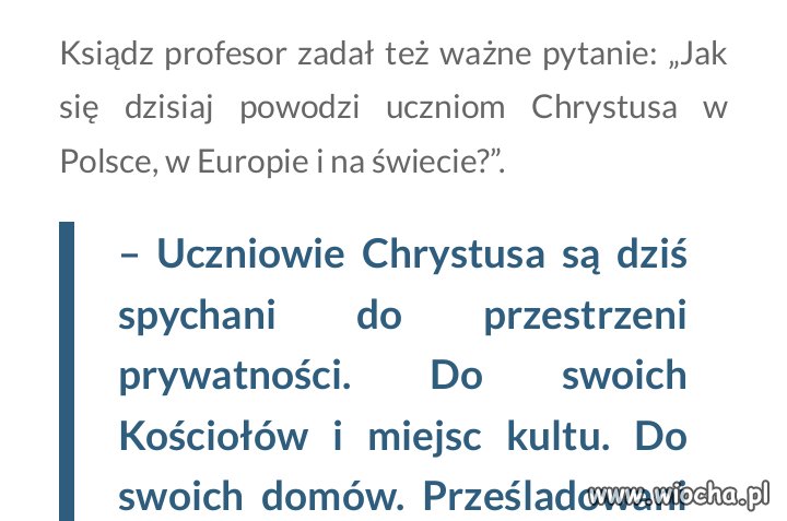 Mądrości kolejnego księdza