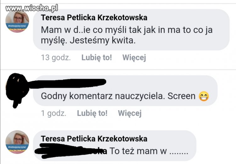 Taka sobie nauczycielka