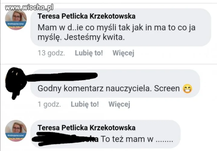 Taka sobie nauczycielka