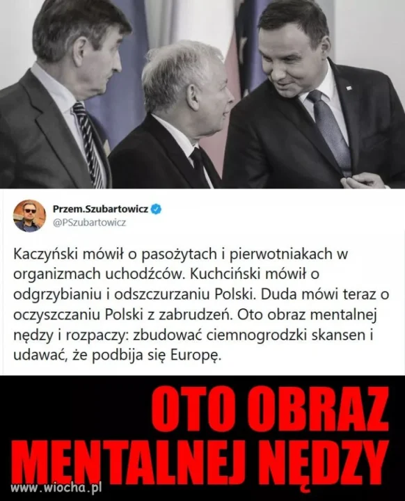 Obraz mentalnej nędzy...