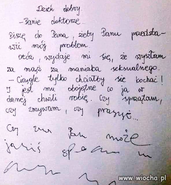 Nie rozumiem, w czym problem?