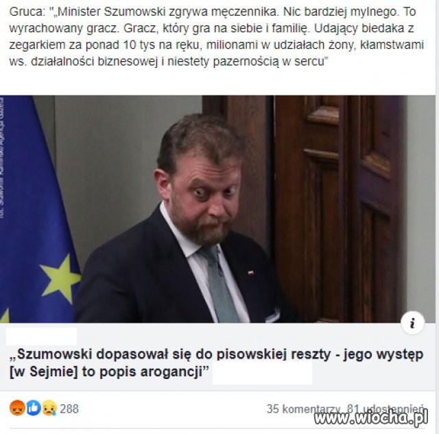 Minister Szumowina